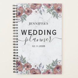 Boho Floral Aquarelle Bourgogne Wedding planner