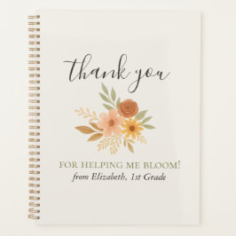 Boho Floral Aquarelle Enseignant Merci