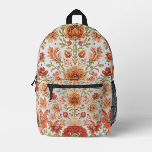 Boho Floral Backpac Bedruckter Rucksack