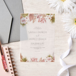 Boho Floral Border Wedding