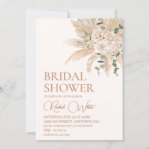 Boho Floral Bridal Dusche Einladung
