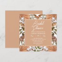 Boho Floral Cotton | Brautparty aus getrockneten G