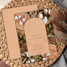 Boho Floral Cotton | Brautparty aus getrockneten G