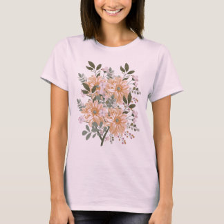 Boho Floral Daisy Tee T-shirt d'inspiration nature