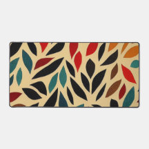 Boho Floral Desk Mat