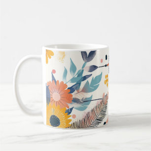 Boho Floral Dreamcatcher-Tasse Kaffeetasse