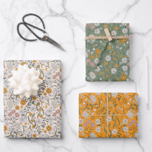 Boho Floral Earth Tones Botanisches Brautparty