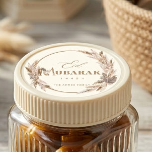 Boho Floral Eid Mubarak Aufkleber