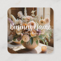 Boho Floral | Esthétique | Chic | Carte de visite