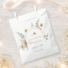 Boho Floral Greenery Botanische Gastgeschenke Hoch Geschenktütchen