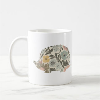 Boho-Floral-Igel Kaffeetasse