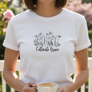 Boho Floral – Inspirierendes christliches Geschenk T-Shirt