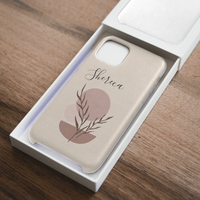 Boho Floral iPhone 12 Coque (Créateur téléchargé)