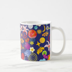 Boho floral kaffeetasse