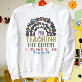 Boho Floral lehren Sweatshirt