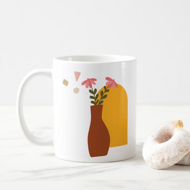 Boho Floral Mug (Avec donut)