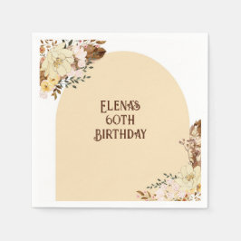 Boho Floral Party Napkin Elegant Geburtstag Serviette