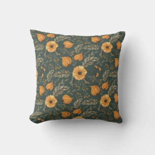 Boho Floral Pattern Kissen