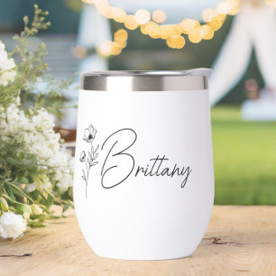Boho Floral Personalisiert Bridesmaid Vorschlag