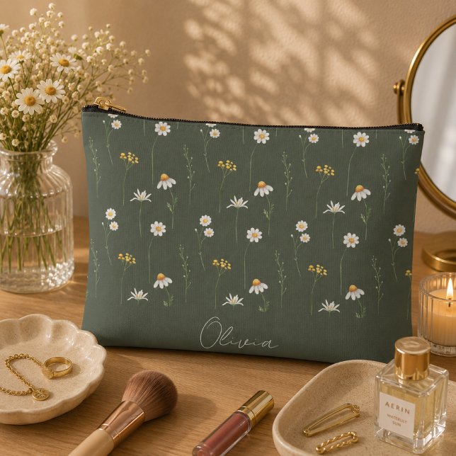 Boho Floral Rainbow Zubehörtasche (Von Creator hochgeladen)