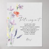 Boho Floral spring setzen auf sein Spiel Poster