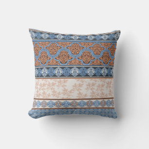 Boho Floral Streifen: Ethnische Nahtlose Sammlung Kissen