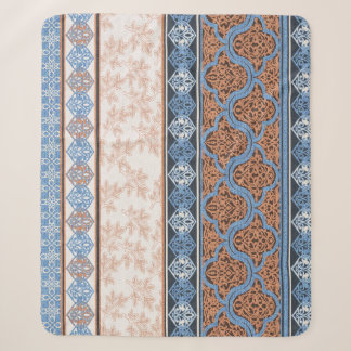 Boho Floral Streifen: Ethnische Nahtlose Sammlung Sherpadecke