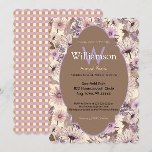 Boho Floral Summer Event Invitation