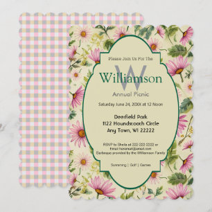 Boho Floral Summer Event Invitation