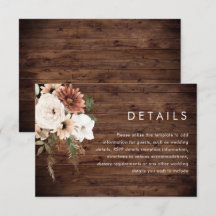 Boho Floral Terracotta Rustikales Holz Hochzeiten 