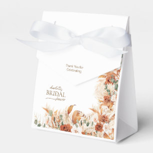 Boho Floral Terracotta und Tequila Brautparty Geschenkschachtel