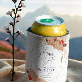 Boho Floral | Terracotta Wedding Save the Date Dosenkühler