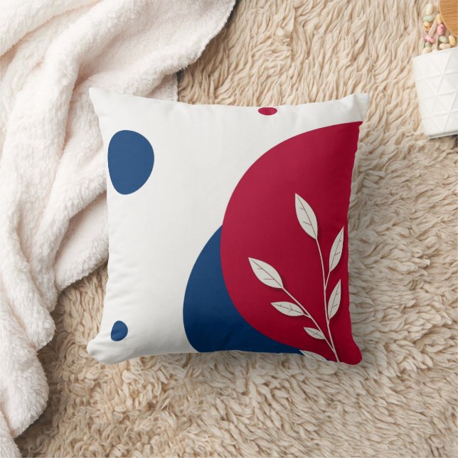 Boho Floral Throw Kissen - gemütlich und ästhetisc (Decke)