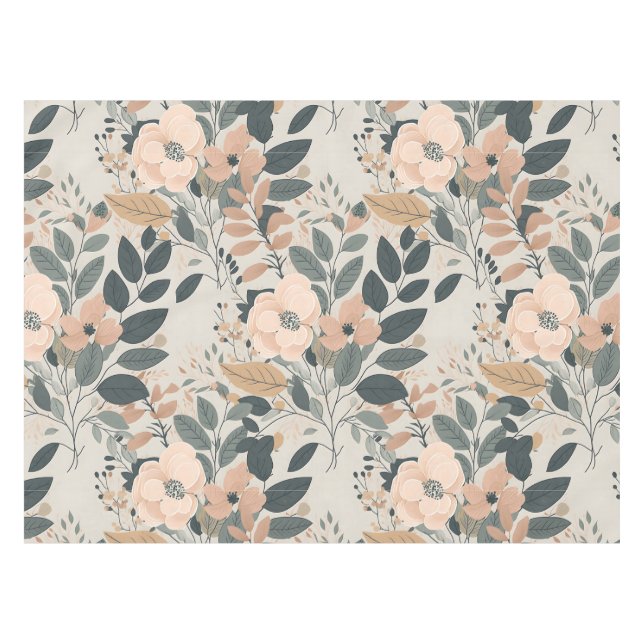 BOHO Floral Tischdecke (Vorderseite (Horizontal))
