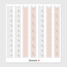 Boho Floral Washi Tape Planner Aufkleber