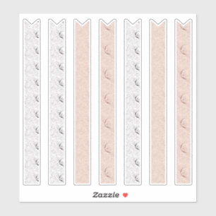 Boho Floral Washi Tape Planner Aufkleber