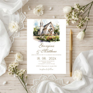 Boho floral wedding einladung