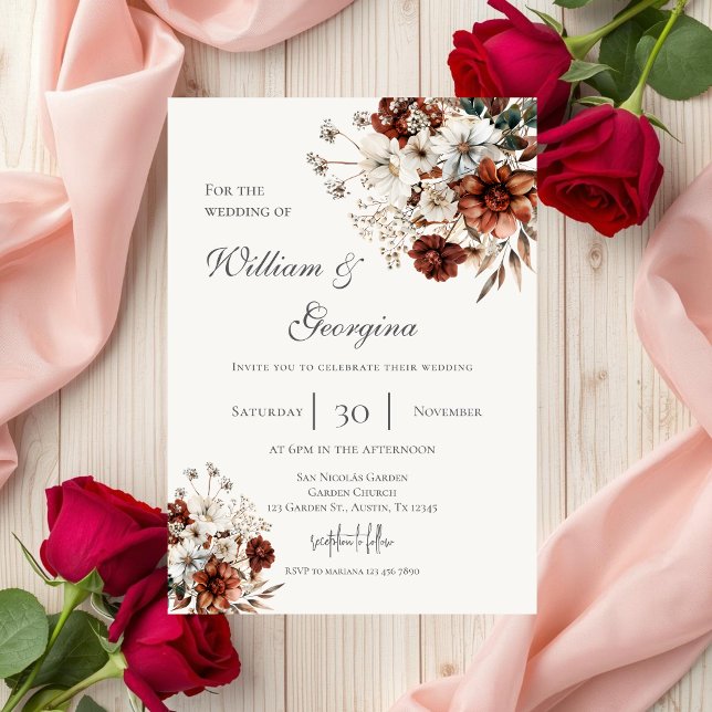 Boho floral wedding einladung (Von Creator hochgeladen)