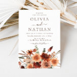 Boho Floral Wedding Einladung<br><div class="desc">Boho Floral Wedding Invitation Siehe Matching Kollektion in unserem Nest Store</div>