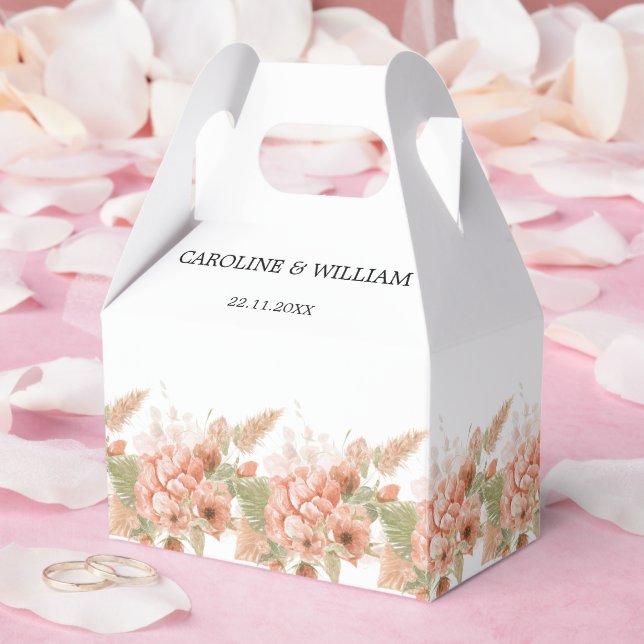 Boho Floral Wedding Geschenkschachtel (Hochzeit)