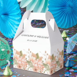 Boho Floral Wedding Geschenkschachtel