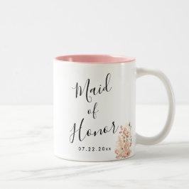 Boho Floral Wedding Zweifarbige Tasse