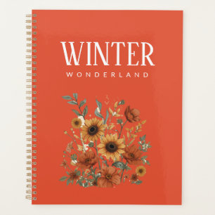 Boho Floral Weekly Planner Terracotta Tones Planer