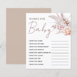 Boho Floral will Baby | Baby Showspiel