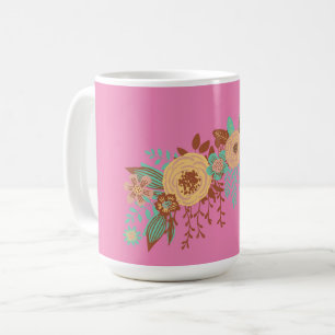 Boho Floral Women Kaffeetasse