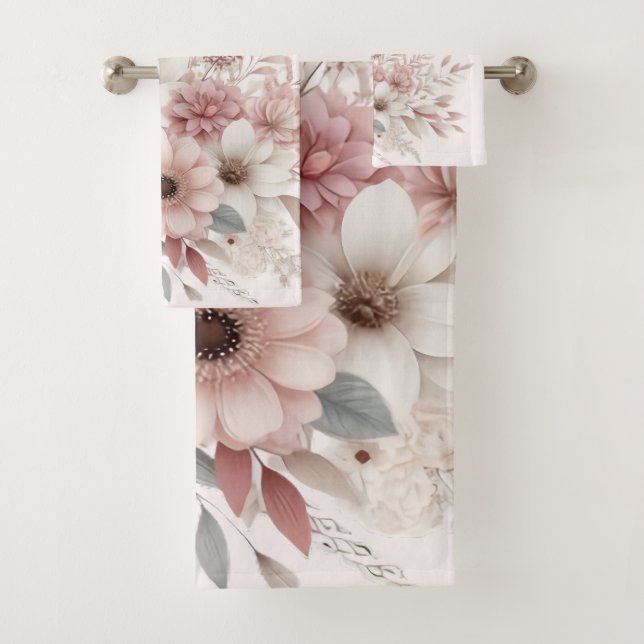 Boho Florals avec un mélange de rose (En situation)