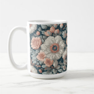 Boho Flower Design 15 oz Mug classique
