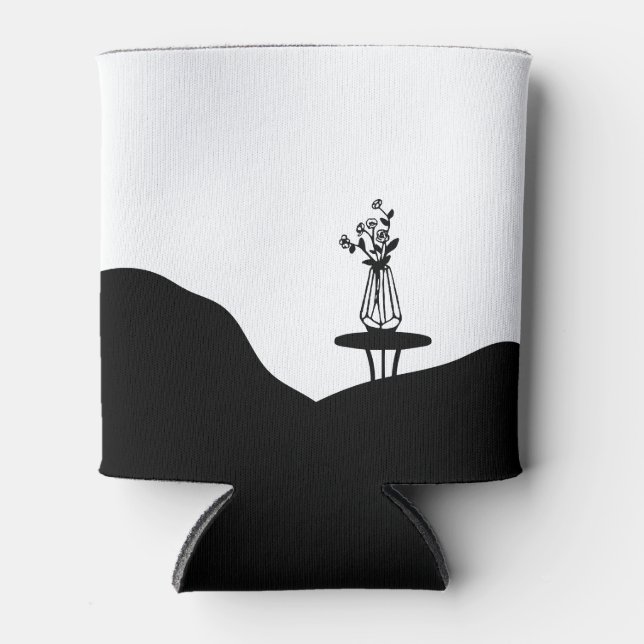 Boho flower pot on table dosenkühler (Vorderseite)