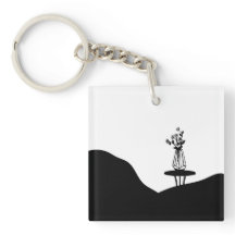 Boho Flower pot on table