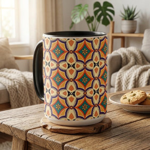 Boho-Folk-Art-Tasche Tasse